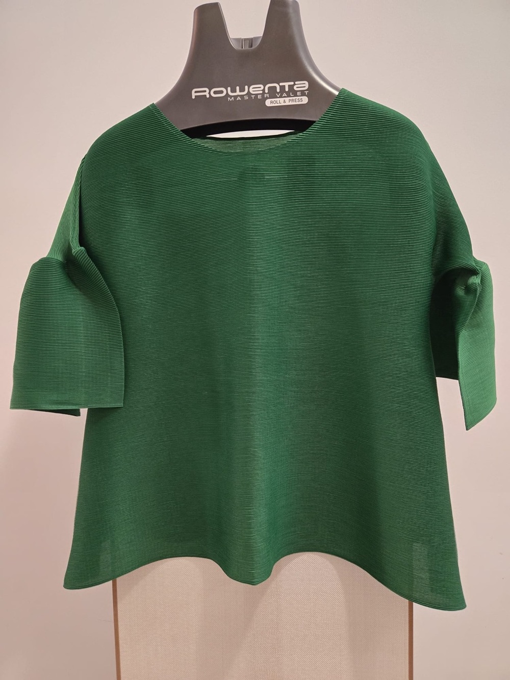 Emerald Green Short-Sleeve Knit Tunic